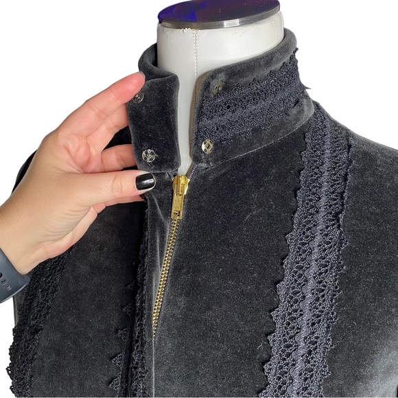 Moschino Velvet Embellished Jacket - Picture 6 of 12